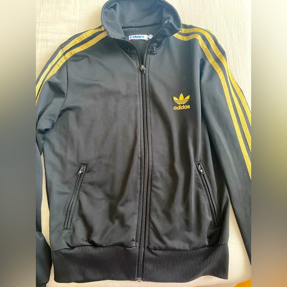Adidas fitted zip up sweater